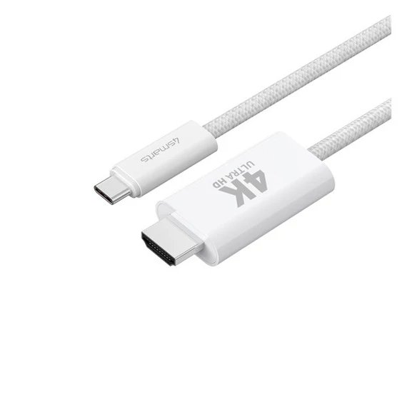 4smarts USB-C / HDMI kábel, 2m, fehér