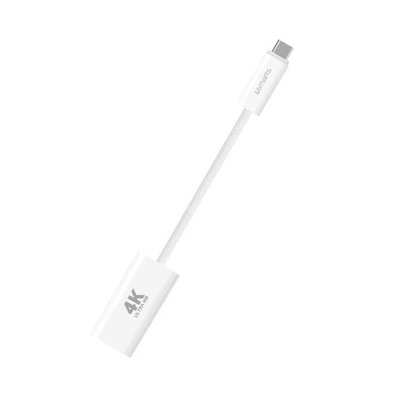 4smarts USB-C - HDMI adapter 15cm, fehér