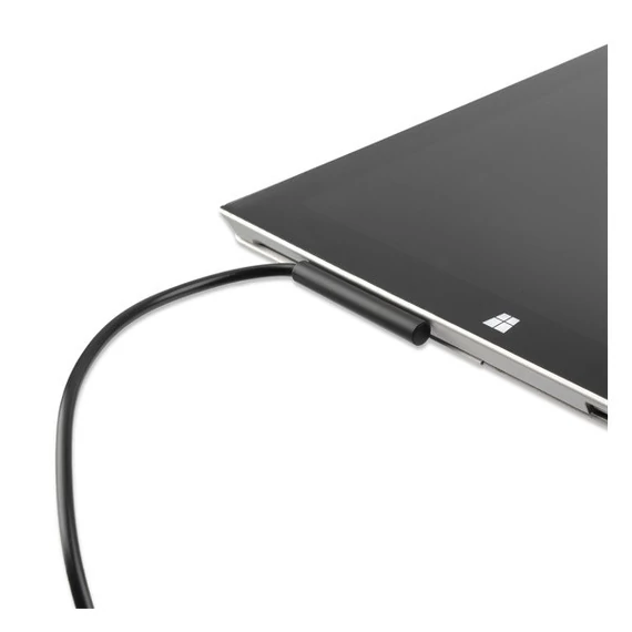 4smarts USB-C / Microsoft Surface töltőkábel, 5A, 1m, fekete