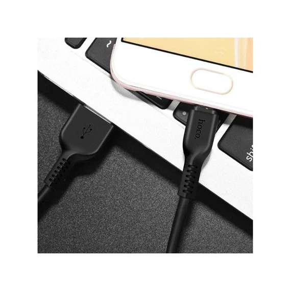 Hoco X20 USB / USB-C töltő- és adatkábel, 2 m, fehér