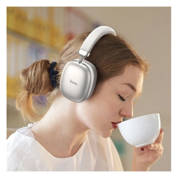 Hoco W35 vezeték nélküli bluetooth fejhallgató, ezüst