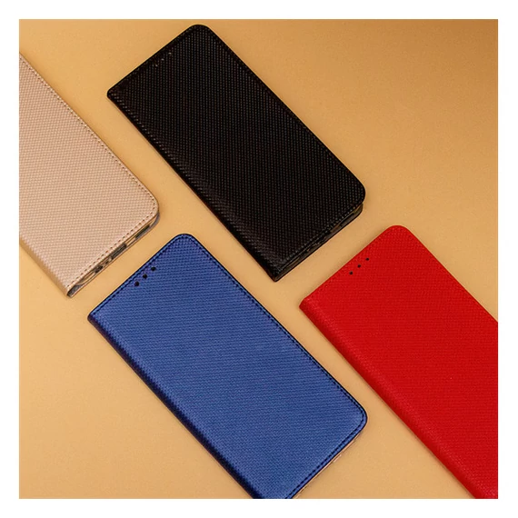 Magnet Xiaomi 14 Pro mágneses flip tok, piros