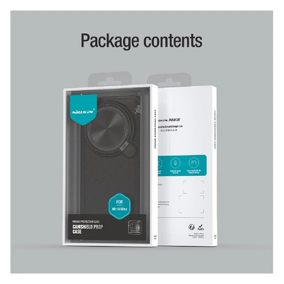 Nillkin CamShield Xiaomi 14 Ultra hátlap tok, fekete