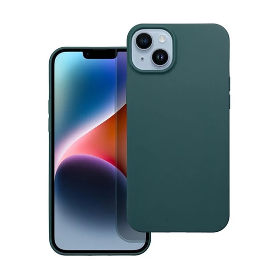 Matt szilikon Samsung Galaxy A35 5G tok, zöld