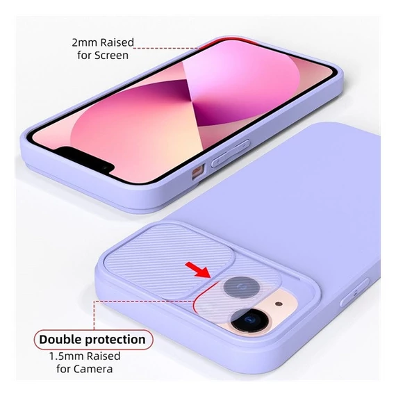 Slide Apple iPhone 15 Pro tok, levendula