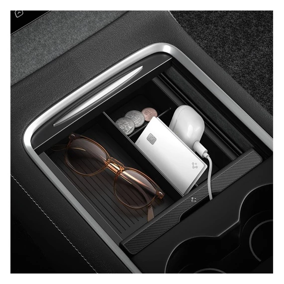 Spigen Tesla Model Y/3 középkonzol rendszerező, fekete TO220