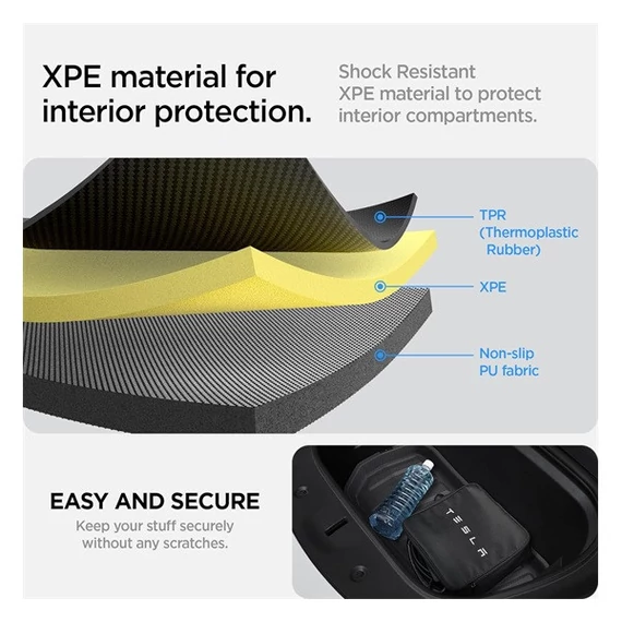 Spigen Tesla Model Y csomagtartó rendszerező, fekete TL10-Y