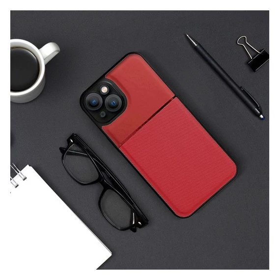 Forcell Noble hátlap tok, Xiaomi redmi 13C / Poco C65, piros