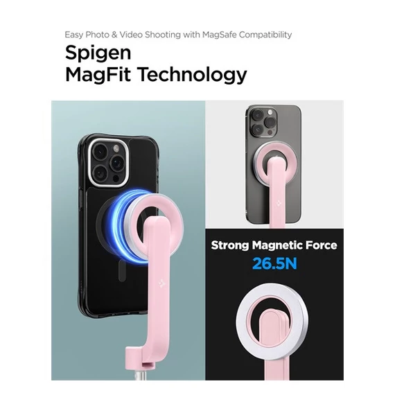Spigen Magsafe Tripod Selfie bot, rózsaszín S570W