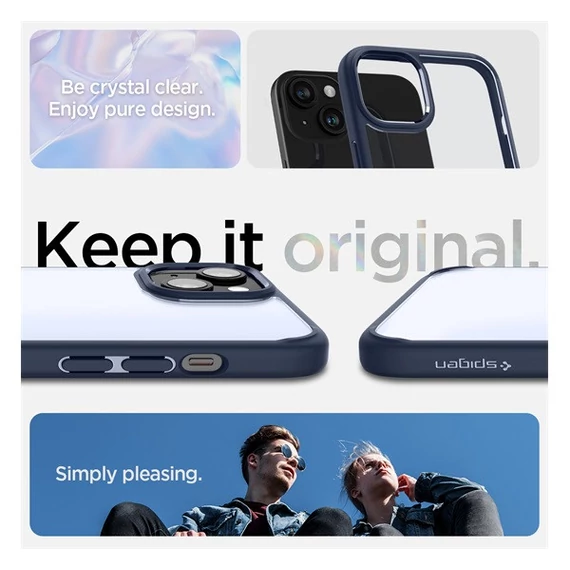 Spigen Ultra Hybrid Apple iPhone 15 , sötétkék