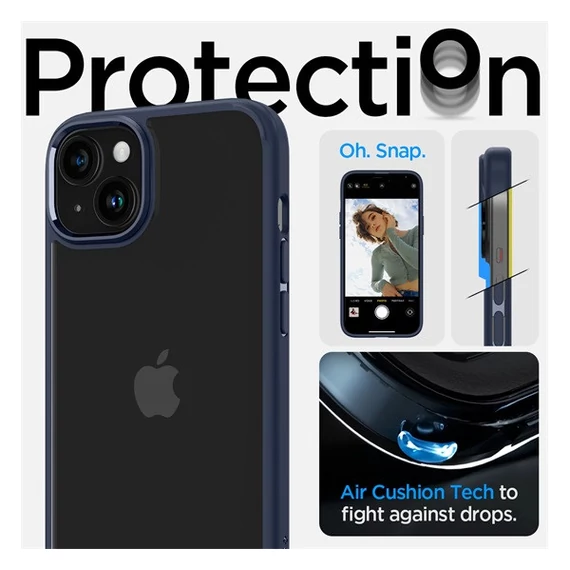 Spigen Ultra Hybrid Apple iPhone 15 , sötétkék