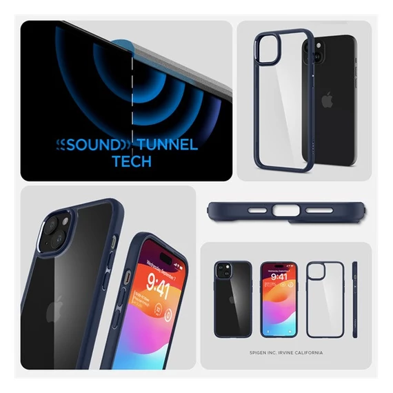 Spigen Ultra Hybrid Apple iPhone 15 , sötétkék