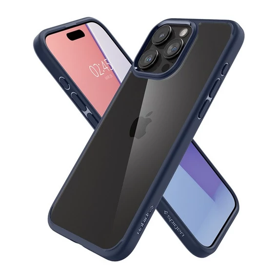 Spigen Ultra Hybrid Apple iPhone 15 Pro Max tok, Navy, sötétkék