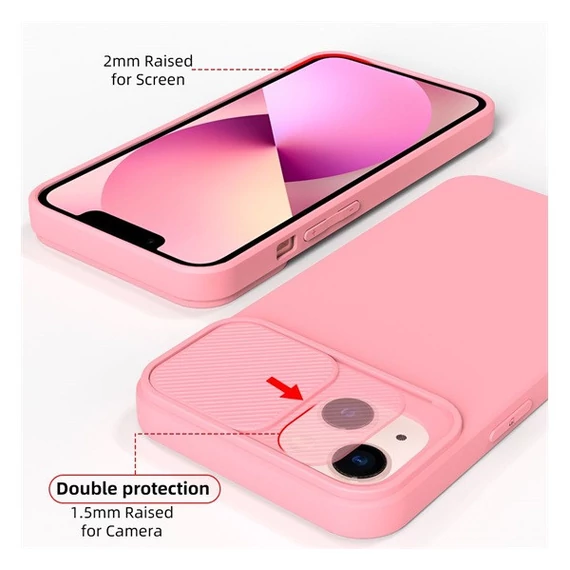 Slide Xiaomi Redmi 13C tok, világos rózsaszín