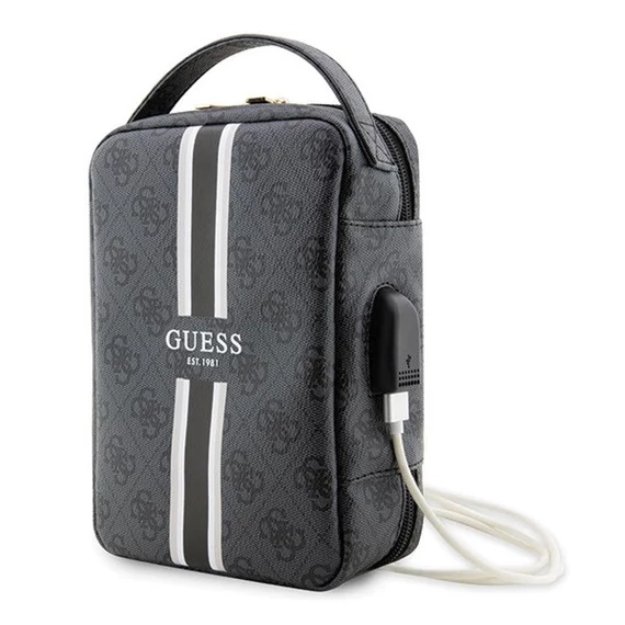 Guess 4G Printed Stripes GUHBP4RPSK rendszerező táska, fekete