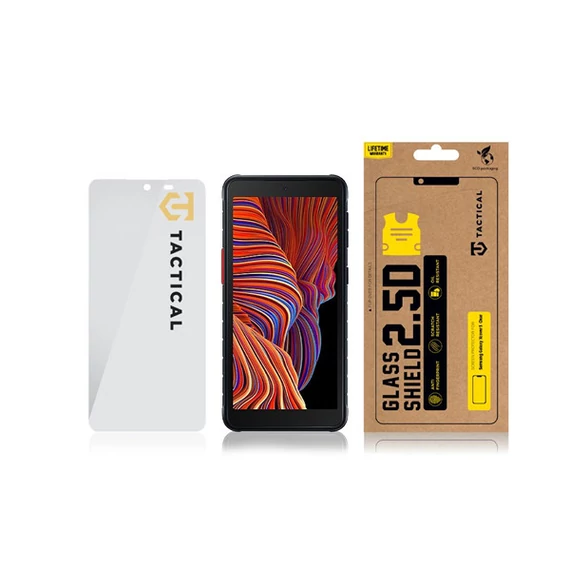 Tactical Glass Shield 2.5D Samsung Galaxy Xcover 5 kijelzővédő üvegfólia, átlátszó