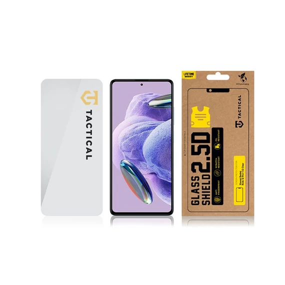 Tactical Glass Shield 2.5D Xiaomi Redmi Note 12 Pro+ 5G kijelzővédő üvegfólia, átlátszó
