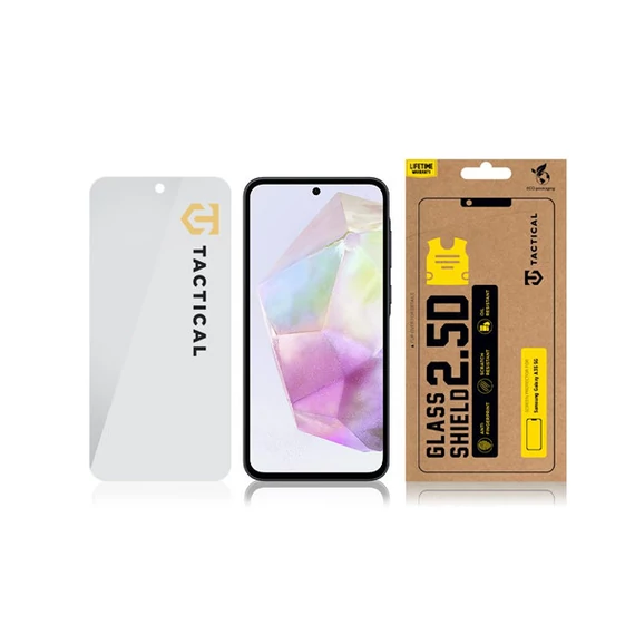 Tactical Glass Shield 2.5D Samsung Galaxy A35 5G kijelzővédő üvegfólia, átlátszó