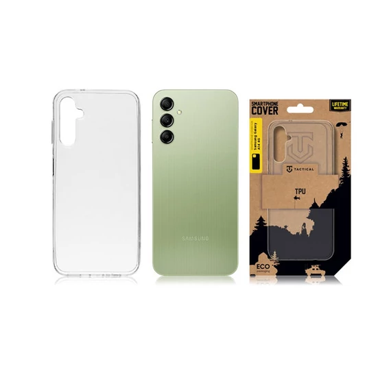Tactical TPU Samsung Galaxy A14 4G/5G hátlap tok, átlátszó