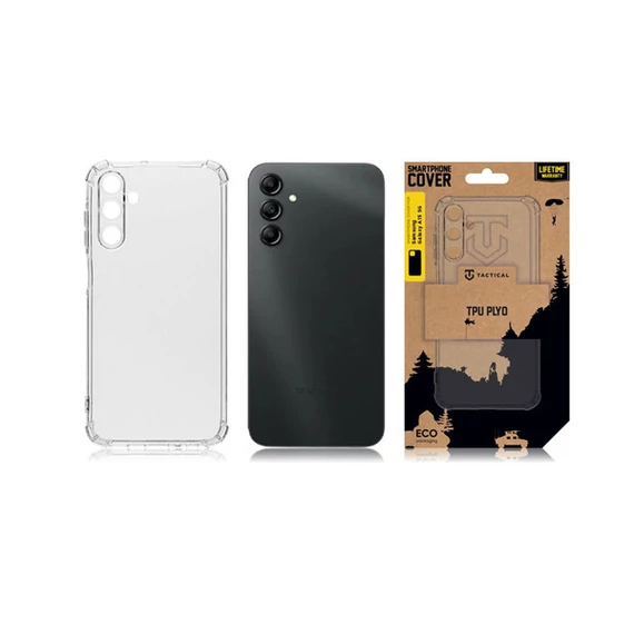 Tactical TPU Plyo Samsung Galaxy A15 5G hátlap tok, átlátszó