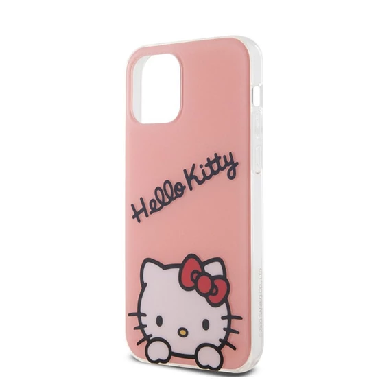 Hello Kitty IML Daydreaming Logo Apple iPhone 12/12 Pro hátlap tok, rózsaszín