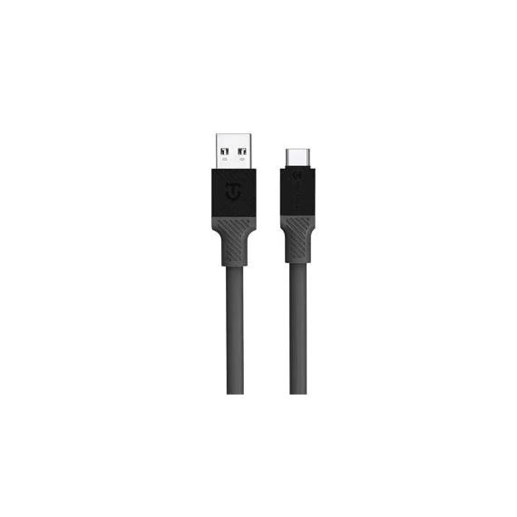 Tactical Fat Man USB / USB-C töltő- és adatkábel, 1m, szürke