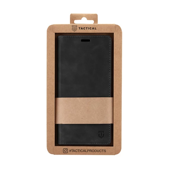 Tactical Xproof Xiaomi Redmi Note 12 5G flip/oldalra nyíló tok, fekete