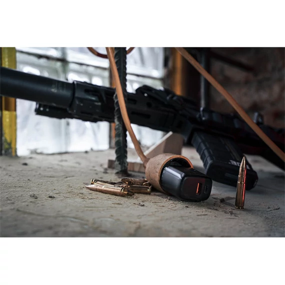 Tactical Base Plug Dual gyorstöltő adapter USB-A+ USB-C, 20W, fekete