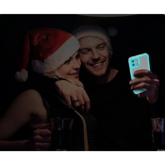 Apple iPhone 11 foszforeszkáló / sötétben világító szilikon tok, zöld