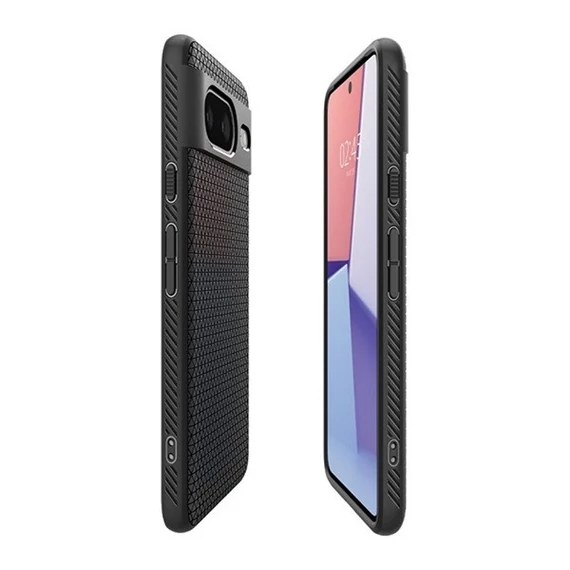 Spigen Liquid Air Google Pixel 8 tok, Matte Black, fekete ACS06274