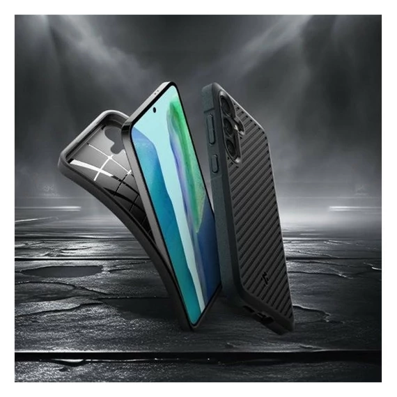 Spigen Core Armor Samsung Galaxy S24+ tok, Matte Black, fekete ACS07201