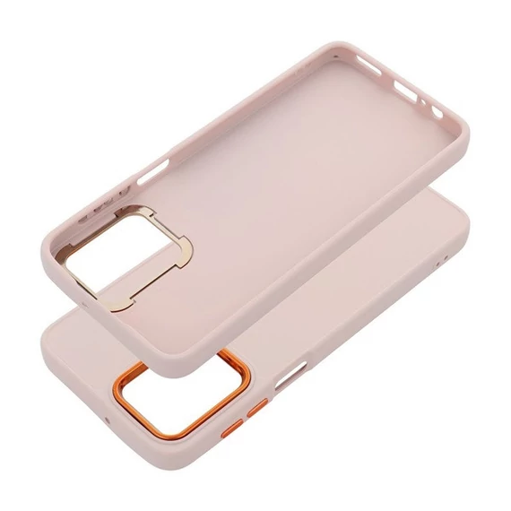 Frame Motorola G54 közepesen ütésálló tok kameravédő kerettel, rózsaszín