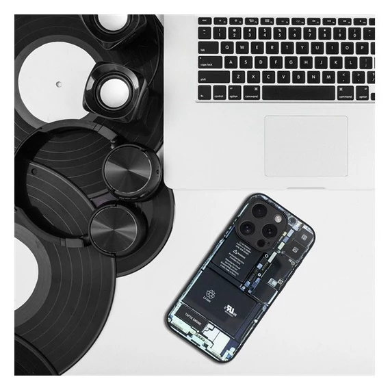 Tech iPhone 11 Pro Max szilikon hátlap tok, fekete
