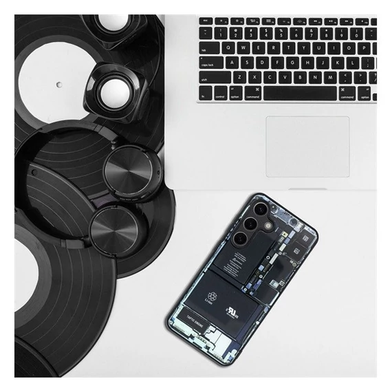 Tech Samsung A05S szilikon hátlap tok, fekete