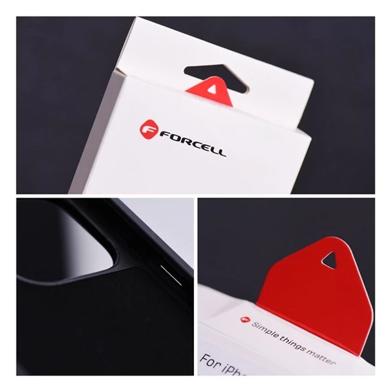 Forcell F-Protect Mirage Apple iPhone 14 Magsafe kompatibilis hátlap tok, madártoll minta, kék