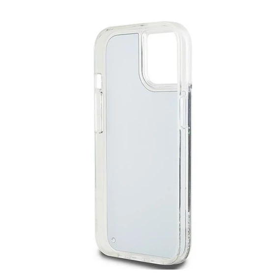 DKNY Liquid Glitter Big Logo Apple iPhone 15 Plus / 14 Plus hátlap tok, fekete, DKHCP15MLBNAEK