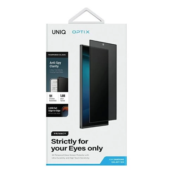 Uniq Optix Privacy Samsung Galaxy S24 tempered glass kijelzővédő üvegfólia