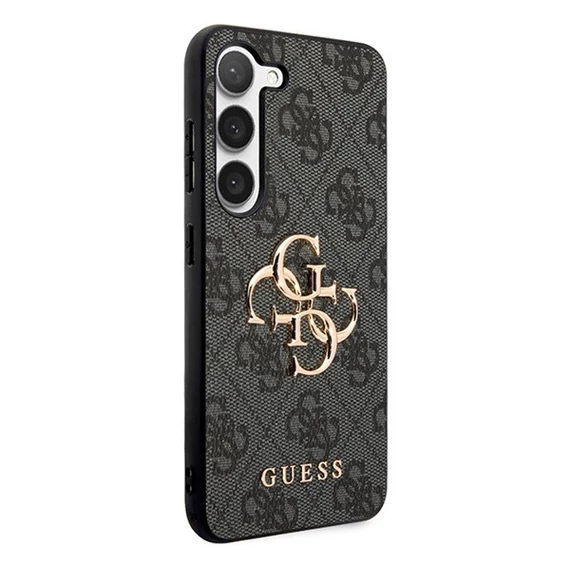 Guess 4G Big Metal Logo Samsung Galaxy A35 hátlap tok, fekete, GUHCSA354GMGGR