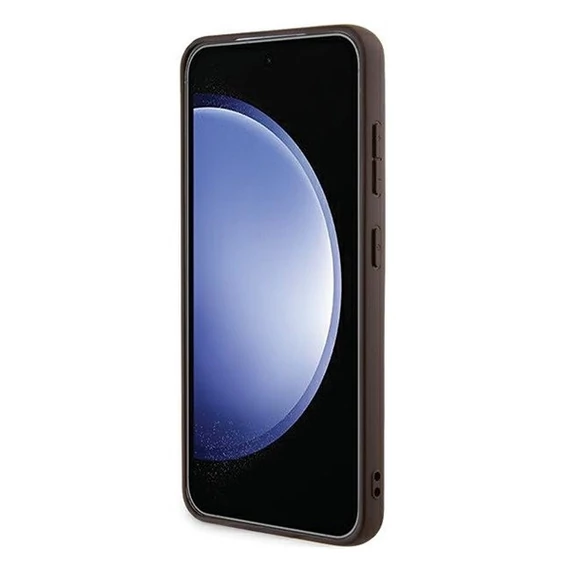 Guess 4G Big Metal Logo Samsung Galaxy A55 hátlap tok, barna, CSA554GMGBR