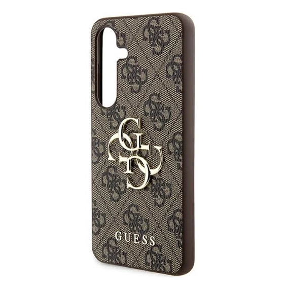 Guess 4G Big Metal Logo Samsung Galaxy A55 hátlap tok, barna, CSA554GMGBR
