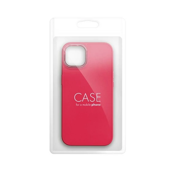 Frame iPhone 15 Pro Max közepesen ütésálló tok kameravédő kerettel, magenta