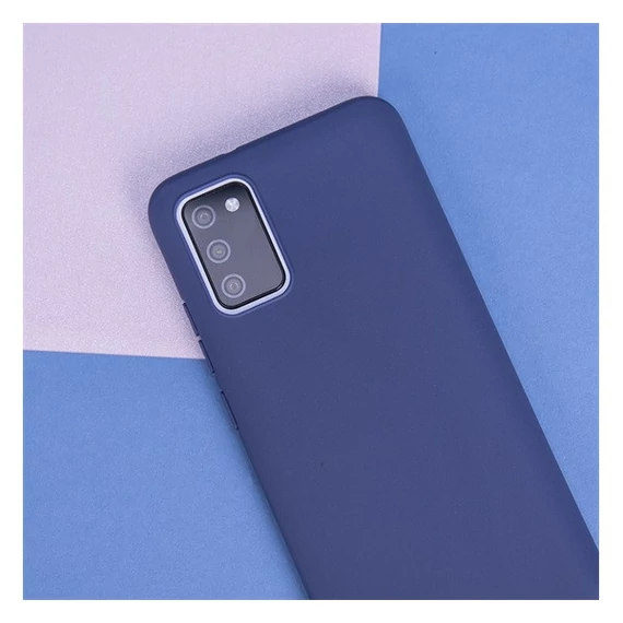 Matt szilikon Honor 200 Lite 5G tok, sötétkék