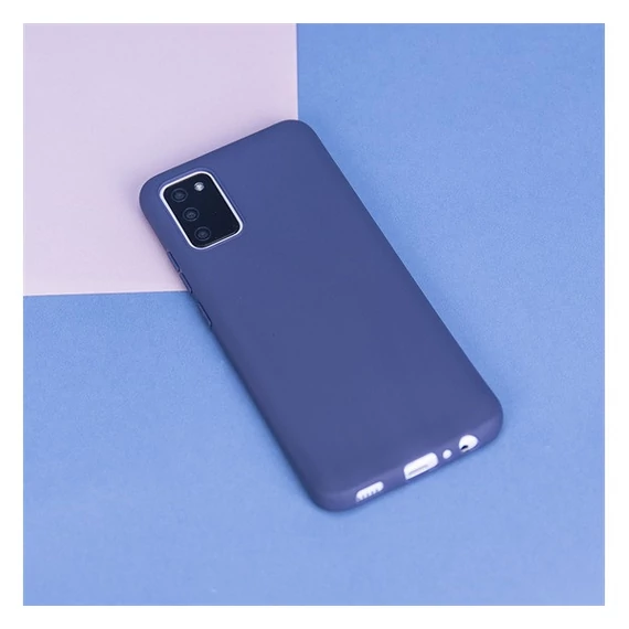 Matt szilikon Honor 200 Lite 5G tok, sötétkék