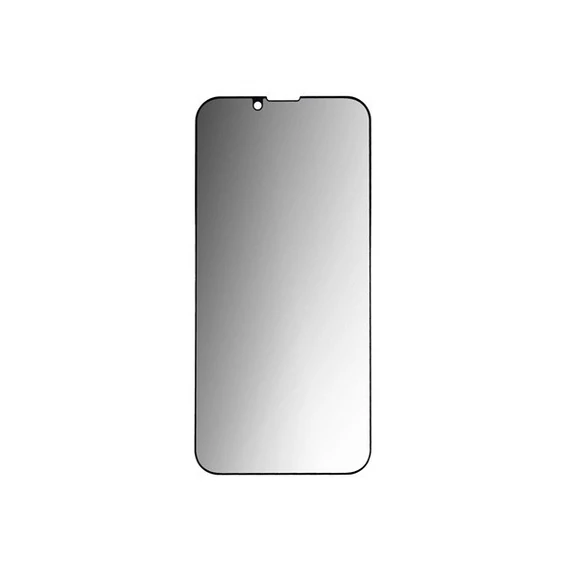 Apple iPhone 12 / 12 Pro, 5D Full Glue betekintésgátló tempered glass kijelzővédő üvegfólia, fekete