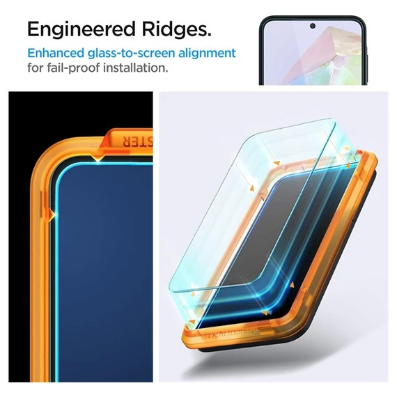 Spigen AlignMaster Samsung Galaxy A35 5G Tempered kijelzővédő fólia (2db)