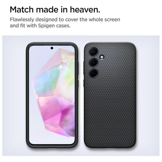 Spigen AlignMaster Samsung Galaxy A35 5G Tempered kijelzővédő fólia (2db)