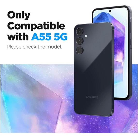 Spigen AlignMaster Samsung Galaxy A55 5G Tempered kijelzővédő fólia (2db)