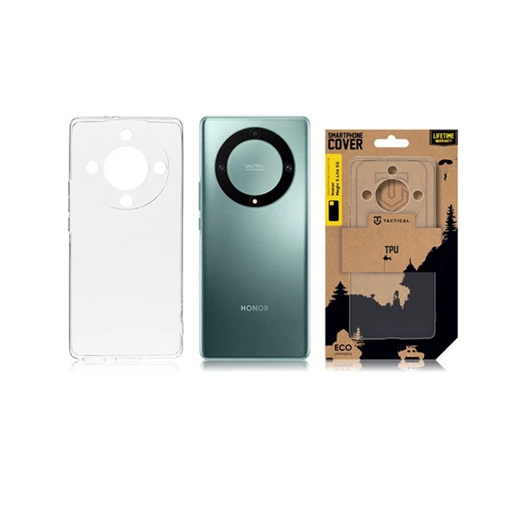 Tactical TPU Honor Magic5 Lite 5G hátlap tok, átlátszó