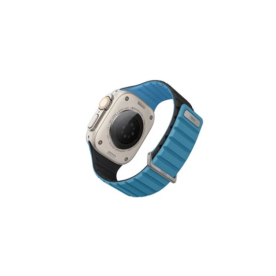 Uniq Revix Evo mágneses Apple Watch szíj, 49/45/44/42MM, kék/fekete