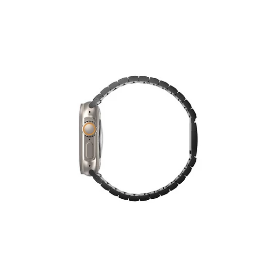 Uniq Strova Magsafe Apple Watch állítható szíj, 49/45/44/42MM, fekete